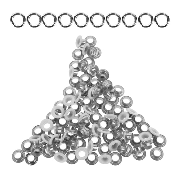 HEALEEP 100pcs Metal Grommets Eyelets Kit for Shoelace