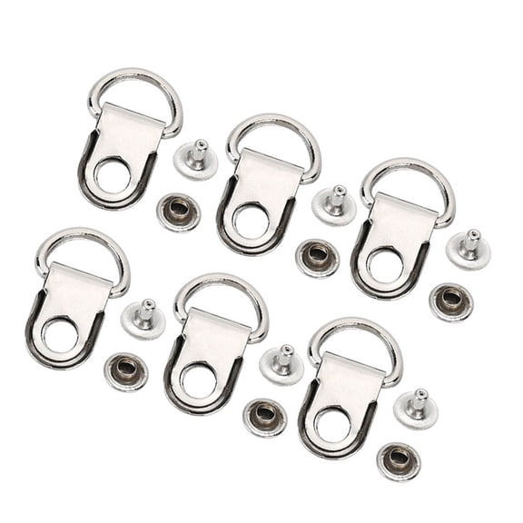 Shoelace Hook Rivet Eyelet Buckle, Shoelace Hook D Ring for Leather for Shoes