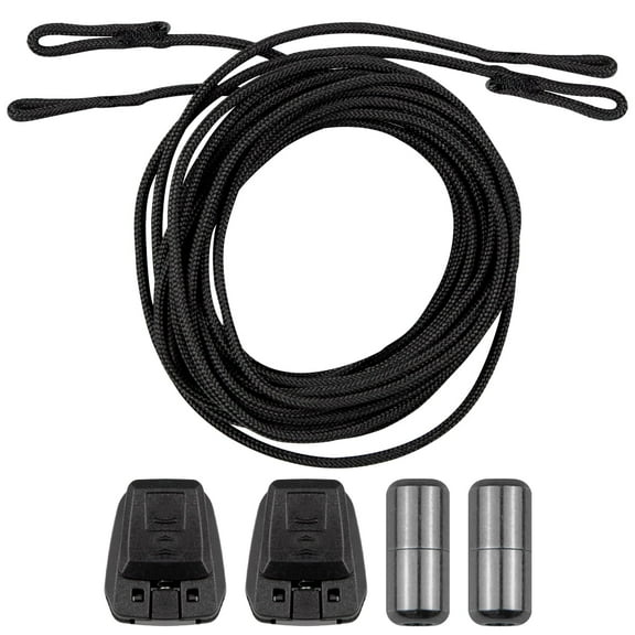 Shoelace Kit for Salomon, No Tie Round Shoe laces Strings for Salomon Speedcross Ski Shoes(Color:Black,Size:56Inch)