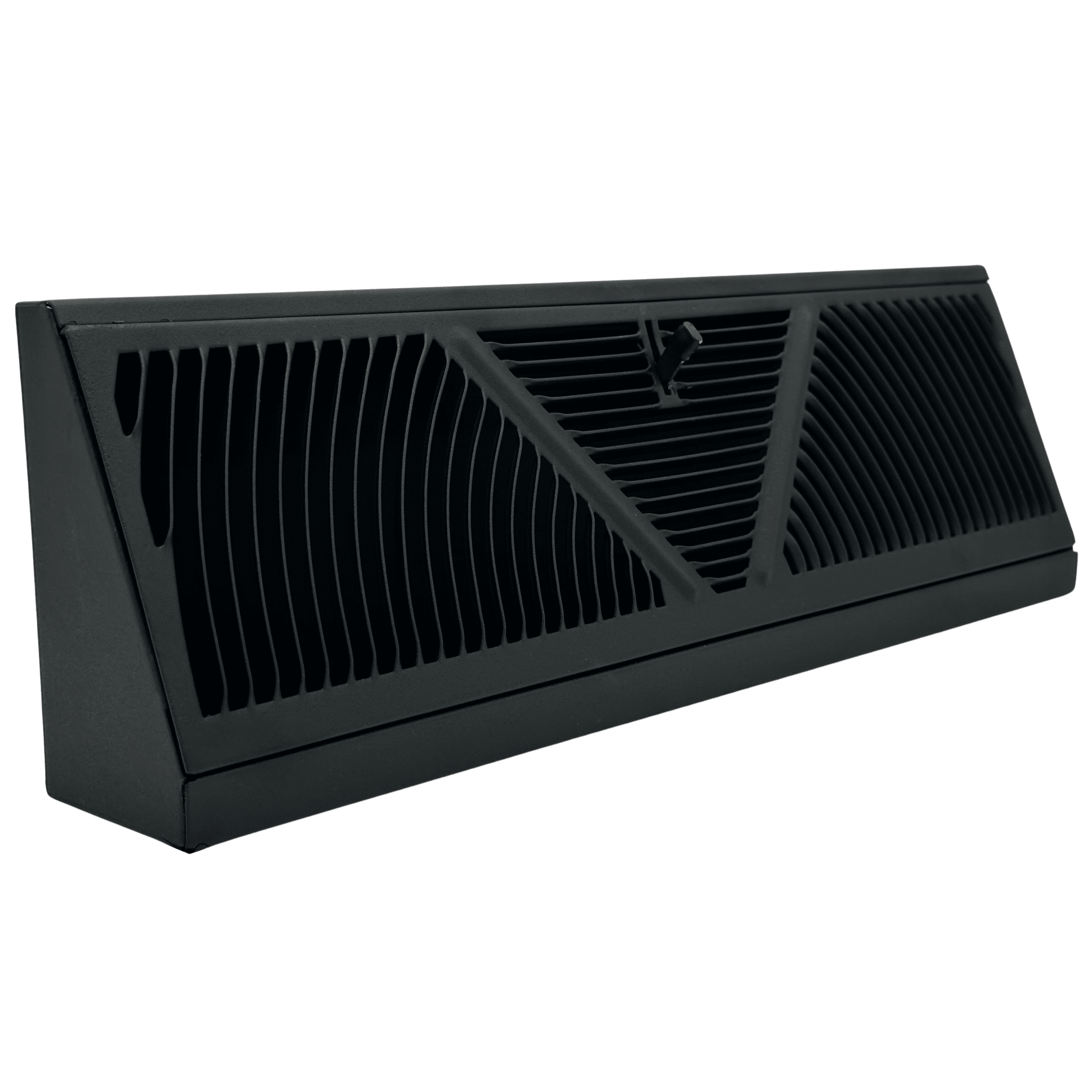Shoemaker 875 Black Baseboard Register Extended Height - 18