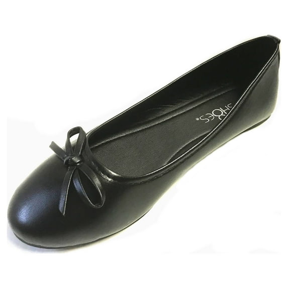 Shoes 18 Womens Ballerina Ballet Flat Shoes Solids 8500 Black 8.5