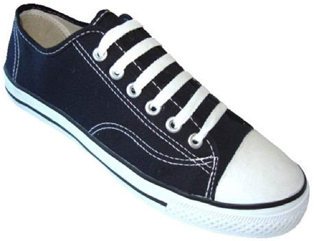 Amazon Black And White Canvas Shoes Ladies Black, 40) Canvas Shoes