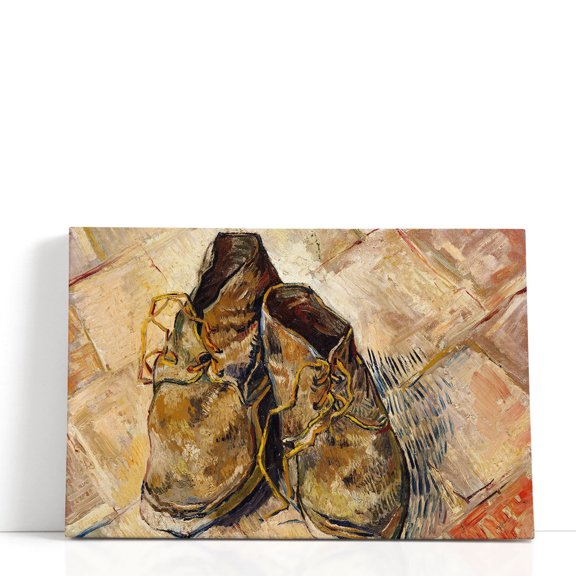 Shoes, 1888 - Wrapped Canvas Print Wall Art | 18" W x 12" H