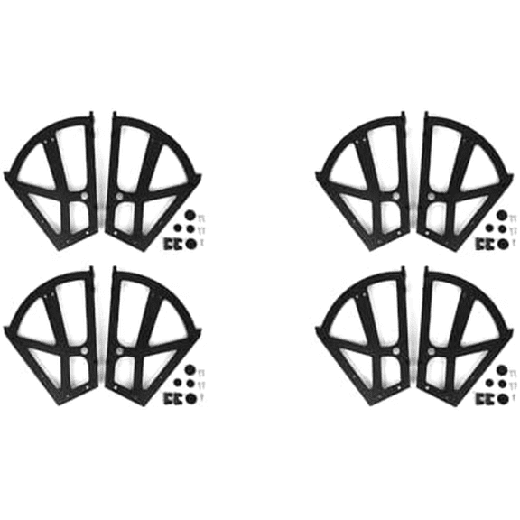 Shoes Drawer Cabinet Hinge Flip Frame 8Pcs Shoes Draw Flip Plate Hinge, Sturdy ABS Home Furniture Flip Shelf Plate Frame Turning Rack Hardware Part 10.2x7.9in Replacement Fitting