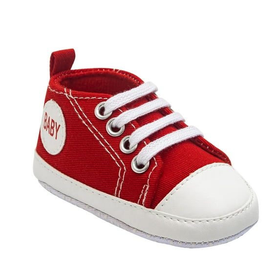 Shoes For Boys Indoor Year Colors 0-1 9 Sole Available Old Soft Toddler Boy Sneakers Red 12 Months-18 Months