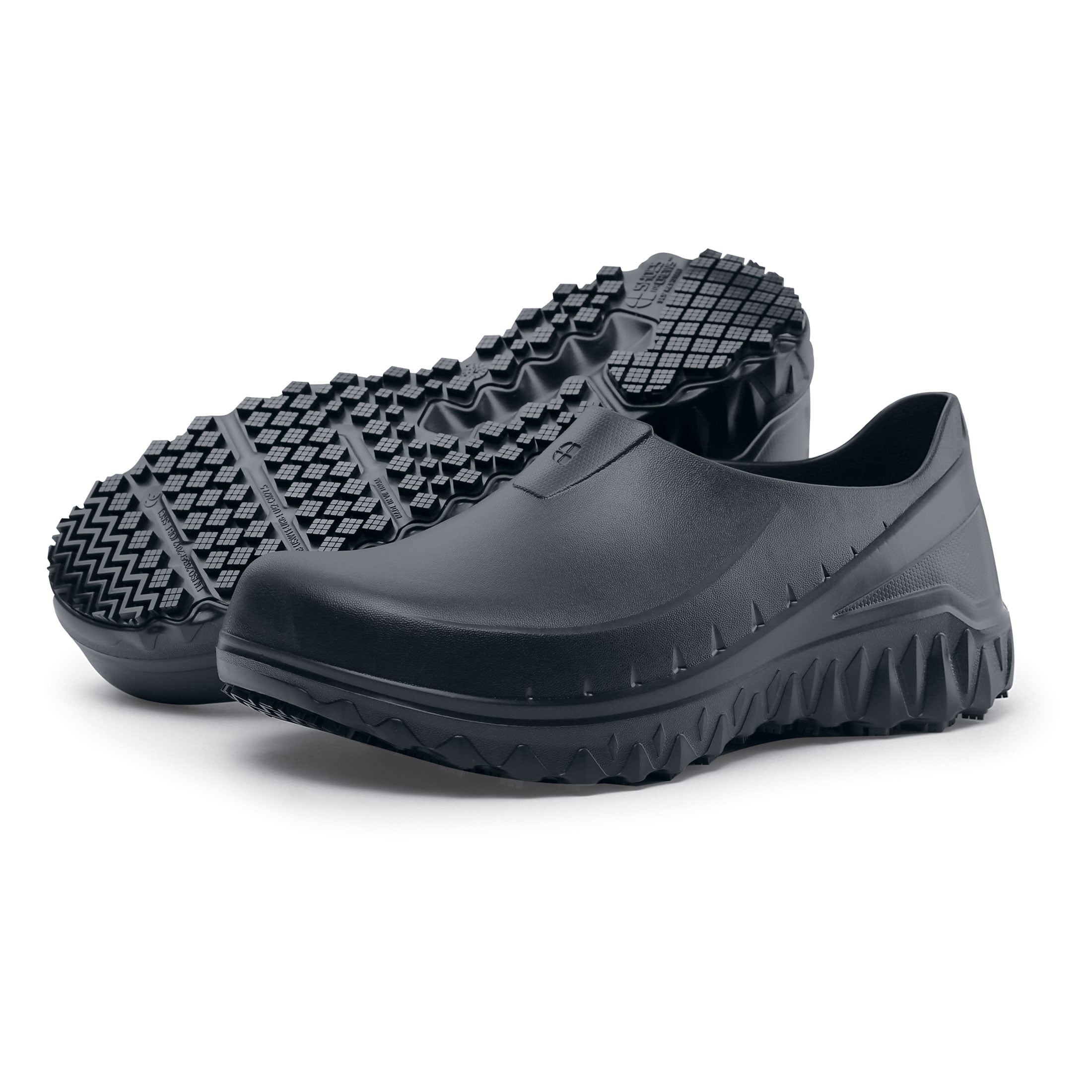 Free Shipping Shoes For Crews Zinc Men s Women s Unisex Slip Resistant Work Clogs Water Resistant Black Walmart