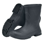 Shoes For Crews Bullfrog II, Men's, Women's, Unisex Slip Resistant Soft Toe Work Boots, Water Resistant, Black