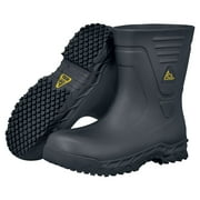 Shoes For Crews Bullfrog Pro II, Mens, Womens, Unisex Slip Resistant Soft Toe Work Boots, Water Resistant, Black