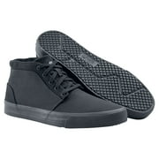 Shoes For Crews Cabbie II, Mens, Womens, Unisex Slip Resistant Work Shoes, Black Canvas