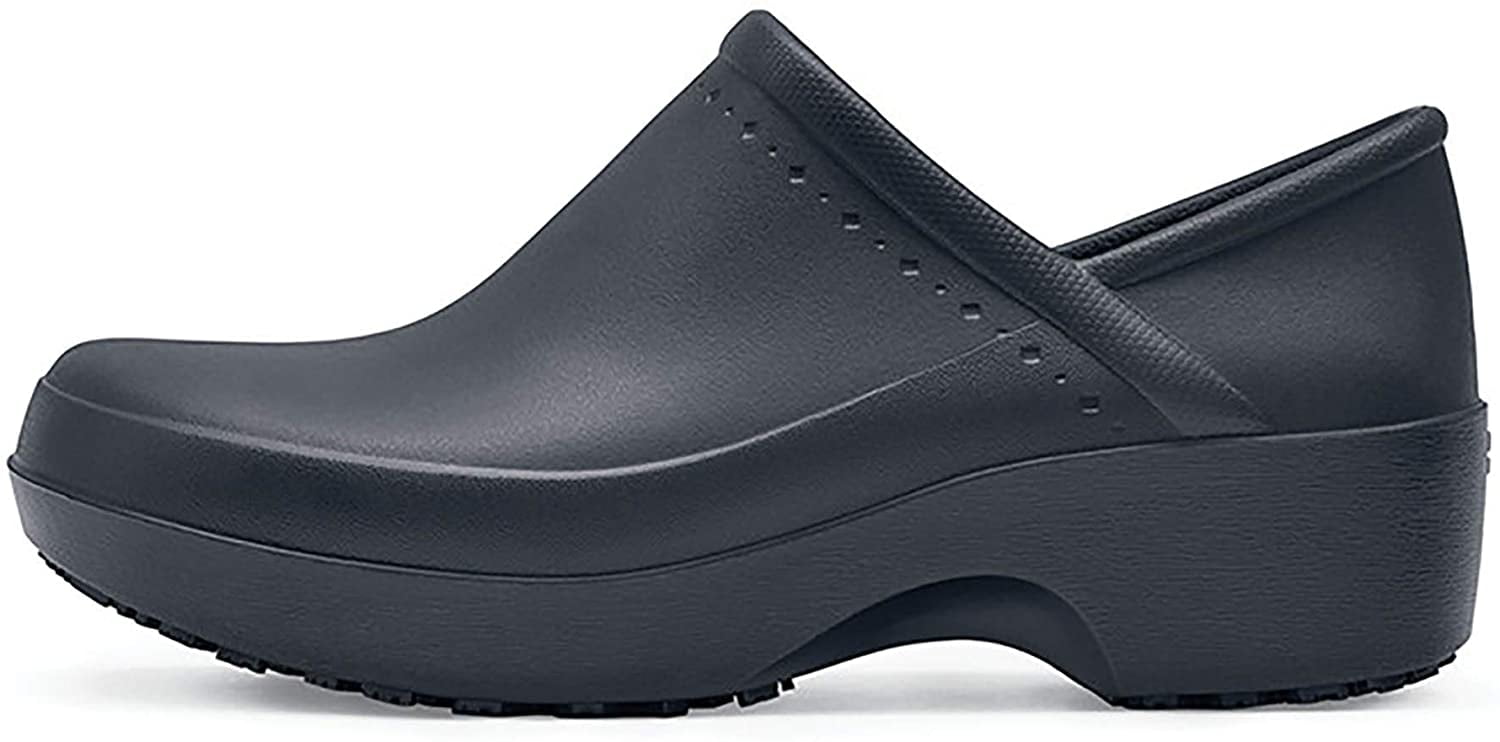 Shoes For Crews Cobalt, Women's Slip Resistant Work Clogs, Water Resistant, Black
