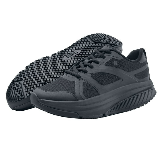 Shoes For Crews Energy II, Women's Slip Resistant Work Shoes, Water Resistant, Black