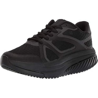 Shoes For Crews Energy II, Women's Slip Resistant Work Shoes, Water Resistant, Black