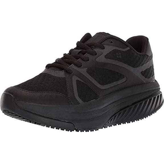 Shoes For Crews Energy II, Women's Slip Resistant Work Shoes, Water Resistant, Black