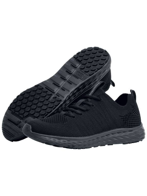 Everlight, Women's Slip Resistant Work Shoes, Water Resistant, BlacK