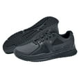 thumbnail image 1 of Shoes For Crews Falcon II, Women's Slip Resistant Work Shoes, Water Resistant, Black Leather, 1 of 9