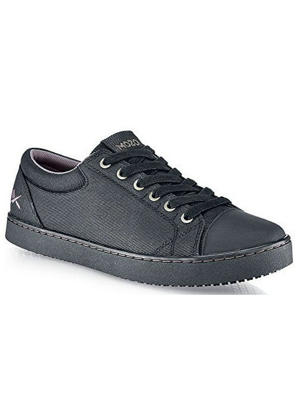 Shoes For Crews MOZO Grind, Men's Slip Resistant Work Shoes Sneakers, Black