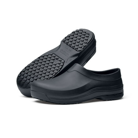 Shoes For Crews Radium, Men's, Women's, Unisex Slip Resistant Work Clogs, Water Resistant, Black