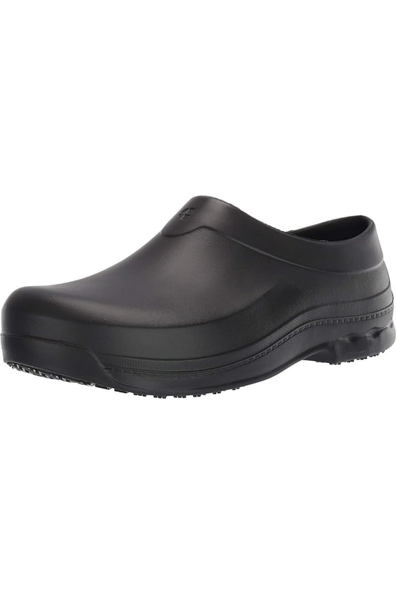 Radium, Men's, Women's, Unisex Slip Resistant Work Clogs, Water Resistant, Black