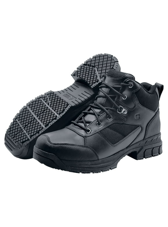 mens black slip resistant shoes