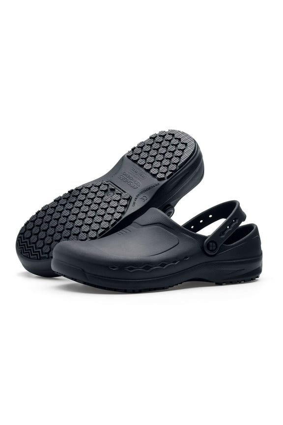 Zinc, Men's, Women's, Unisex Slip Resistant Work Clogs, Water Resistant, Black