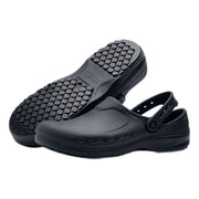 Shoes For Crews Zinc, Mens, Womens, Unisex Slip Resistant Work Clogs, Water Resistant, Black