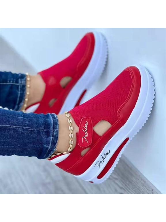 Shoes For Women Sneakers Clearance Sale Walking Shoe Casual Lightweight Comfy Slip On Canvas Loafers