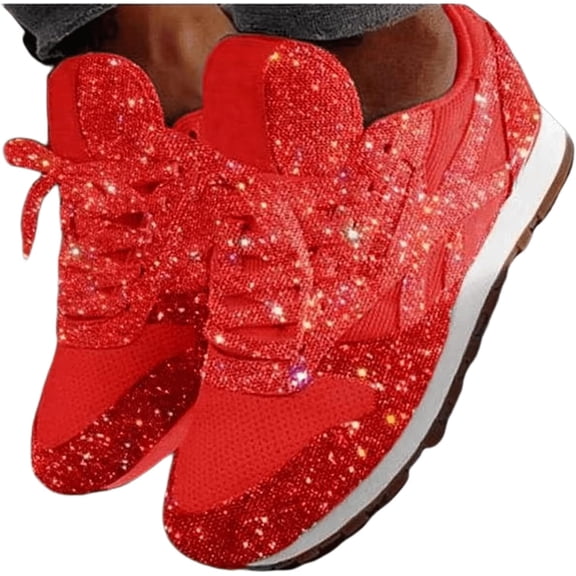 Shoes For Women Sneakers Trendy Walking Running Shoes Athletic Anti-Slip Fashion Slip On Comfort Platform Shoes