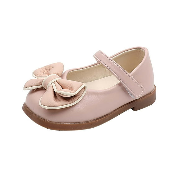 Shoes Gift for Girls Baby Girl Mary Jane Flats Dress Shoes - Infant Newborn Shoes Anti-Slip Soft PU Leather Party School Wedding Princess Little Girl Shoes 12 Months-6 Years Save Big