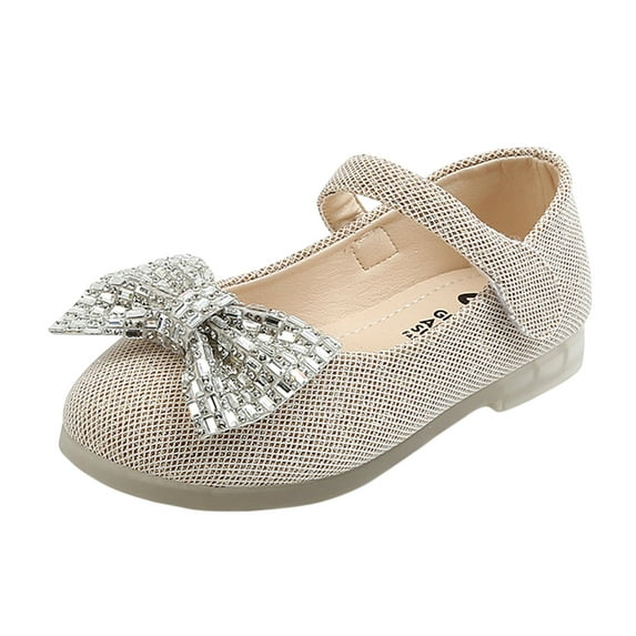 Shoes Gift for Girls Toddler Girls Dress Shoes Little Kids Mary Jane Princess Girl Ballet Flats Glitter Ballerina Save Big