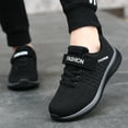 thumbnail image 1 of Shoes for Girls Boys Breathable Toddler Sneakers Arch Support Cushioned Sole Girls Tennis Shoes Wide Toe Box Athletic Sneakers Casual Shoes Uniform Sneakers Sneakers for Daily Play & Running, 1 of 8