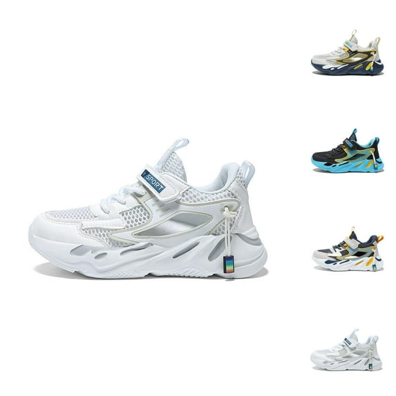 Shoes for Kids Big Boys Sneakers Boys Sneakers For Kids Lightweight Breathable Mesh Sports Shoes For Daily Wear Outdoor Activities Hiking Picnics Non Comfortable Walking Shoes For Boys Age 5 12