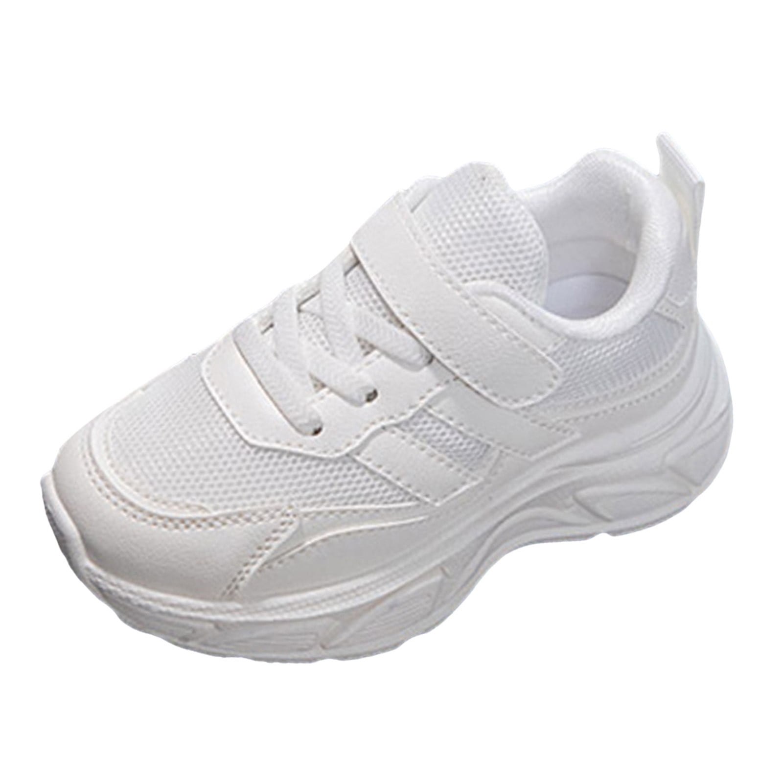 Shoes Kids Boys Girl Running Shoes Boy Tennis Shoes Casual shoes girls sneakers comfortable solid color velcro breathable fashion White 29 Walmart