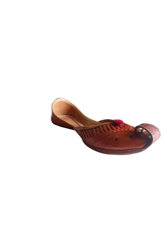 Shoes Leather Women's Black Flats Slip Loafers Women Brown Casual US 7.5