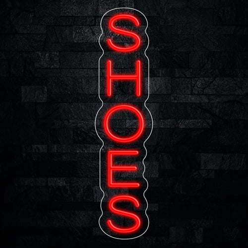 Shoes Neon LED Sign 6"L x 24"H #32711