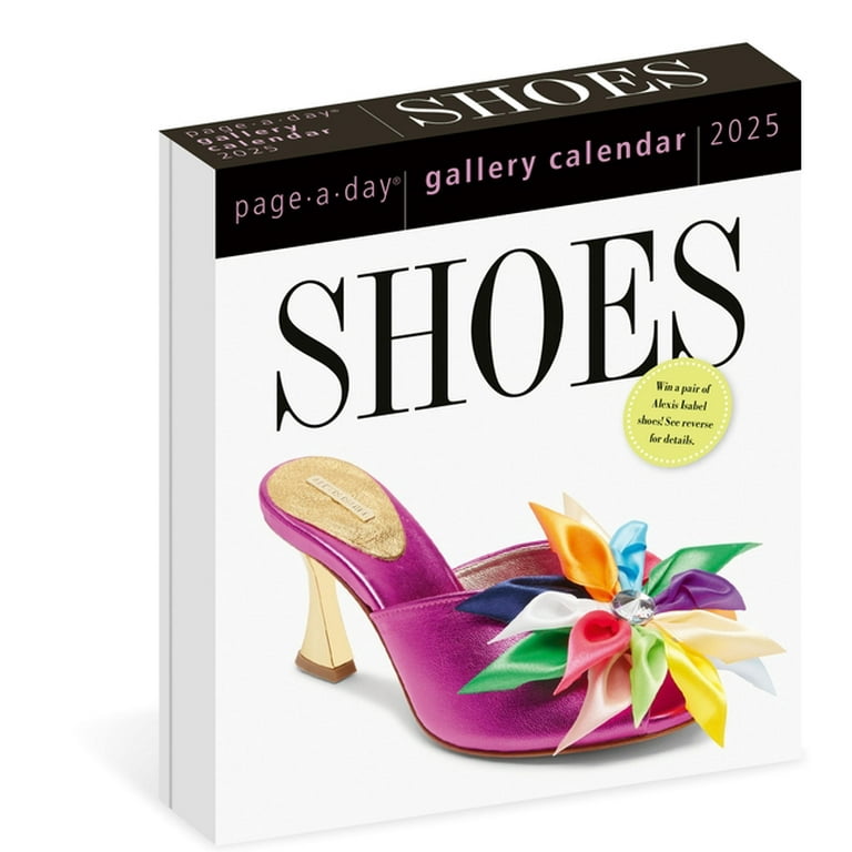 Page A Day Shoe Calendar 2025