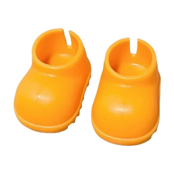 Shoes, Peripheral Plush Doll Cute Accessories In Orange, For Doll Decor, , Collection - With Realistic Design, Comfortable Fit, Vibrant Color - For Fans,