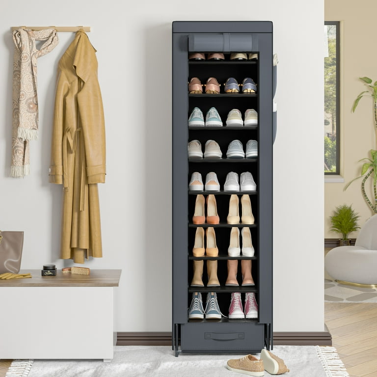 Walmart tall shoe rack hotsell