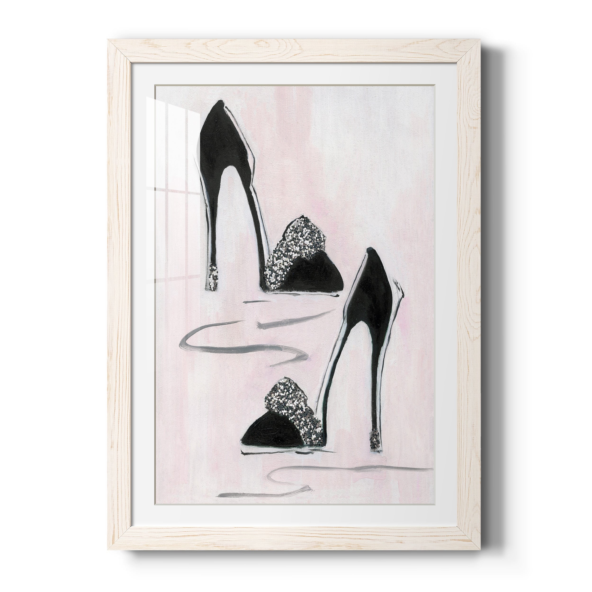 Shoes That Dazzle II - Premium Framed Print - Distressed Barnwood Frame - Ready to Hang
