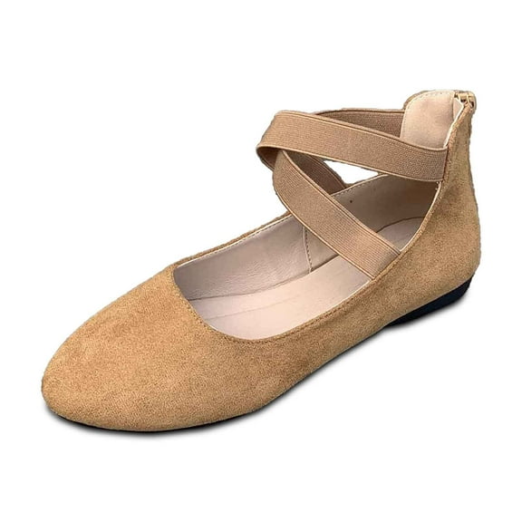 Shoes for Women,Casual Shoes For Everyday Wear Comfortable Closed Toe Design Easy On Style Versatile Flat Footwear For Dresses And All Seasons,Walking Shoes(Size:7)