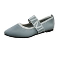 thumbnail image 1 of Shoes for Women,Pretty Ballerinas Balerina Shoes Flat Summer Shoes Girls Comfortable Velvet Shoes Width H Traditional Shoes Elegant Gymnastics Shoes,Walking Shoes(Size:9), 1 of 9