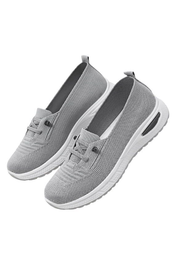 Shoes for Women, Walking Shoes, Women Sneakers, Women Shoes, Office Shoes, Women Comfy Orthopedic Walking Shoes, 2026 New Orthopedic Women's Breathable Slip On Arch Support Non-Slip Sneakers, Gray 9