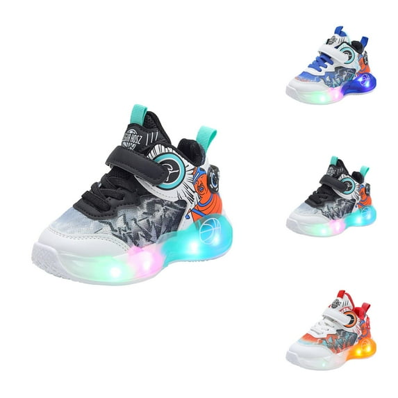 Shoes for Boys Boys Sneaker LED Light Up Shoes For Girls Toddler Walking Shoes Girls Kids Children Baby Casual Shoes