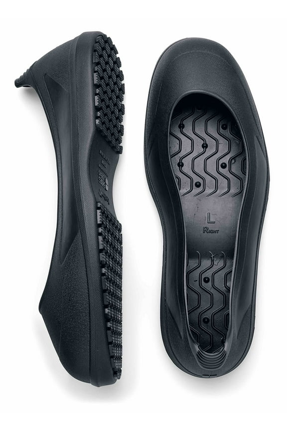 Crewguard Men's, Women's, Unisex Slip Resistant Work Overshoes, Black, S+, Men's 6.5-8 / Women's 8.5-10