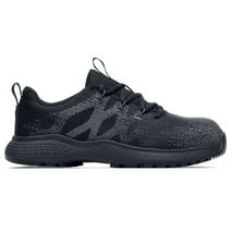 Shoes for Crews Heather II, Women's Nano Composite Toe (NCT) Work Shoes, Slip Resistant, Water Resistant, Black