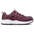 thumbnail image 1 of Shoes for Crews Heather II, Women's Nano Composite Toe (NCT) Work Shoes, Slip Resistant, Water Resistant, Burgundy, 1 of 5
