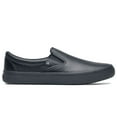 thumbnail image 1 of Shoes for Crews Unisex Merlin Slip Resistant Slip On Leather Sneakers, 1 of 4