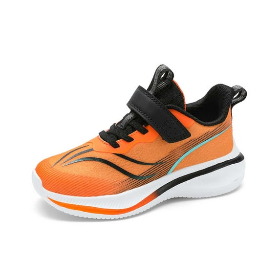 Shoes for Girls Brown Zero Drop Quality Breathable School Sneakers Slip on Lace-Up Running Athletic Shoes for Toddler/little Kid/big Kid