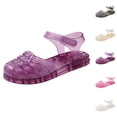 thumbnail image 1 of Shoes for Girls Girls Sneakers Kids Girl Jelly Sandals Girls Closed Toe Summer Dress Shoes Beach Flat Sandals, 1 of 9