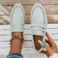 thumbnail image 1 of Shoes for Women 2024 High Quality Slip-on Women's Flats Fashion Light Loafers New Round Toesolid Casual Flat Shoes Zapatos, 1 of 6