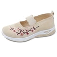 thumbnail image 1 of Shoes for Women,Casual Shoes Breathable Embroidered Design Lightweight Comfortable Everyday Footwear,Walking Shoes(Size:8.5), 1 of 9